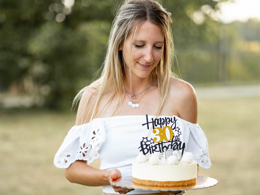 A birthday cake